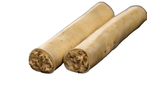 Canelones confit, ceps y foie